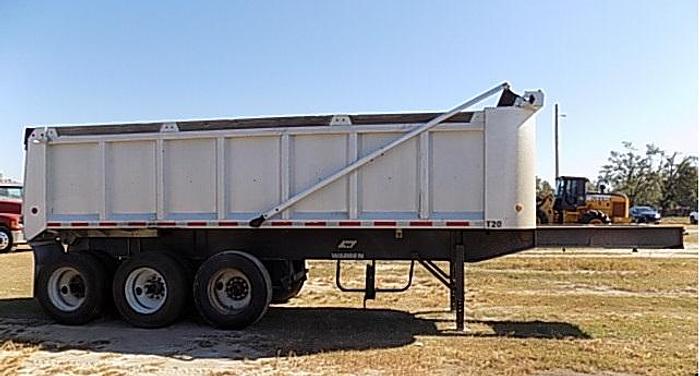 Used 2005 Warren Tri Axle End Dump Trailer ***Florida Spec*** 30' Frame 24' Tub