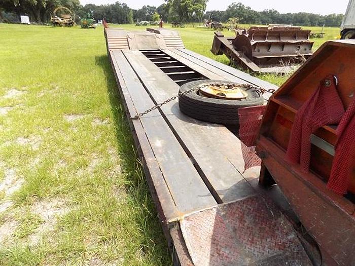 Used 1984 Wtizco 35 Ton Lowboy, Pony Motor