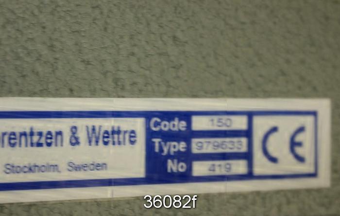 Used Lorentzen & Wettre Automatic TSO Tester with Paper Trimmer #36082