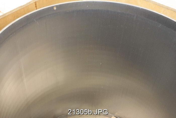 Used SundsT-9 Pressure Screen Basket, 0.1 mm Slots (0.004") #21305