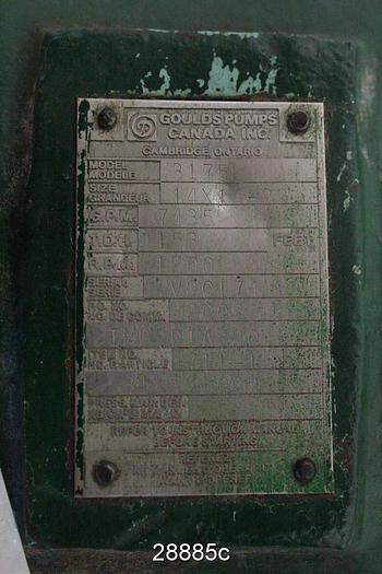 Refurbished Goulds 3175L Power End, 14x14x22 #28885