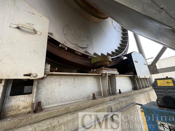 Used Buhler Aeroglide 13x60 Stainless Steel Drum Dryer with Burner