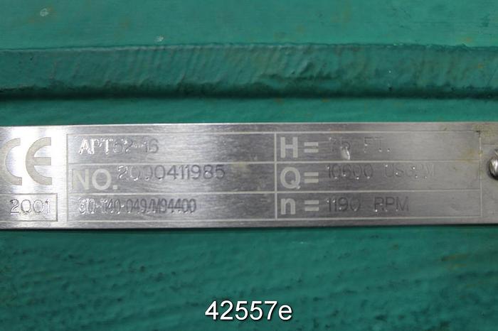 Used Sulzer APT 52-16 16x16x20 Pump #42557
