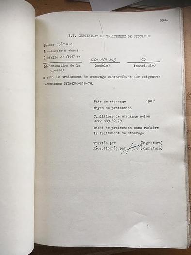 Usato TMP VORONEZ 1000 ton