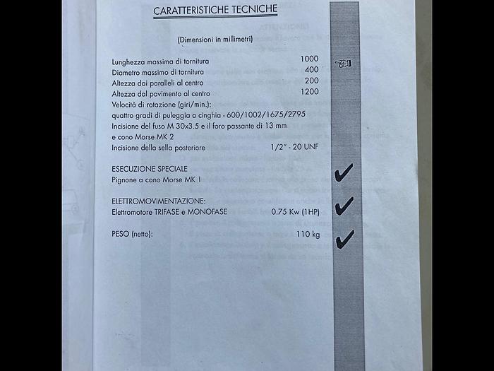 Usato TORNIO COPIATORE HM 1