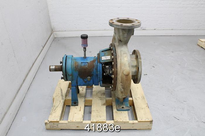Used Goulds 3196 6x8x15 Pump, SS Casing, 6-Vane SS Impeller #41883