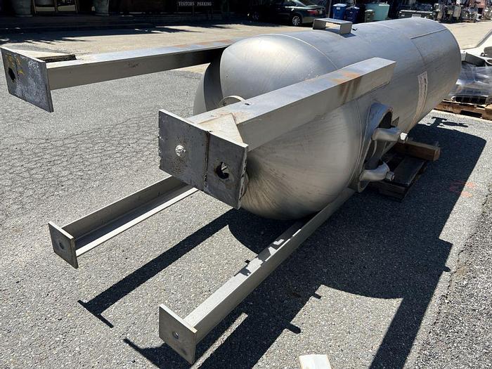 Used Tank, 425 Gallon, Stainless Steel, 55 PSI, DT/DB, Morfab #S744614