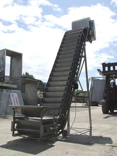 Used Bucket conveyor (transporter) "PK-65"- stainless