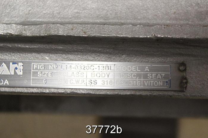 Used Velan 6" Hand Operated Knife Gate Valve, L14-0320C-13BL #37772