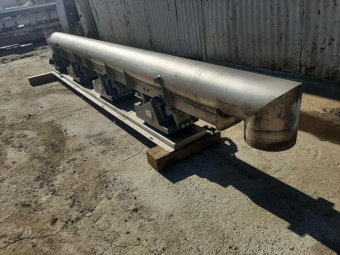 Used Feeder, Vibratory, 8" x 10', S/st, Dust-Tight #L744357