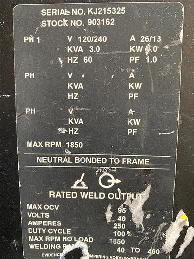 Used 0 Miller 251D Miller Welder