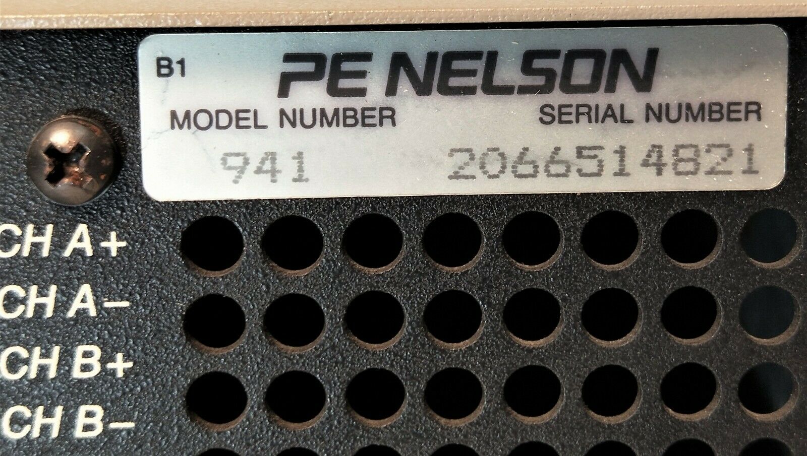 Used Perkin Elmer Nelson 900 Series Model 941 Interface