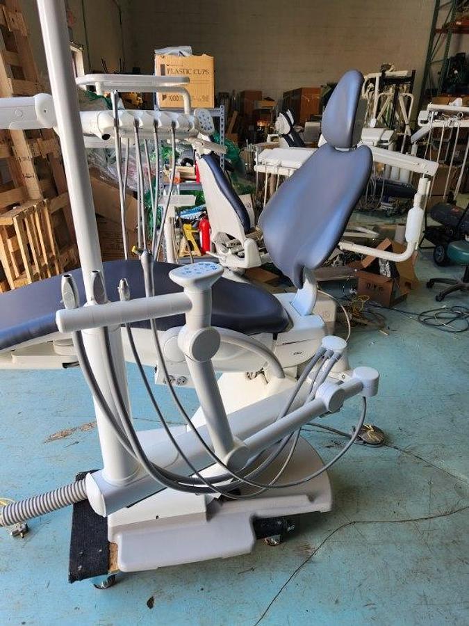 Used Adec 511 Dental chair with adec 532 delivery System, LED, and assistant arm