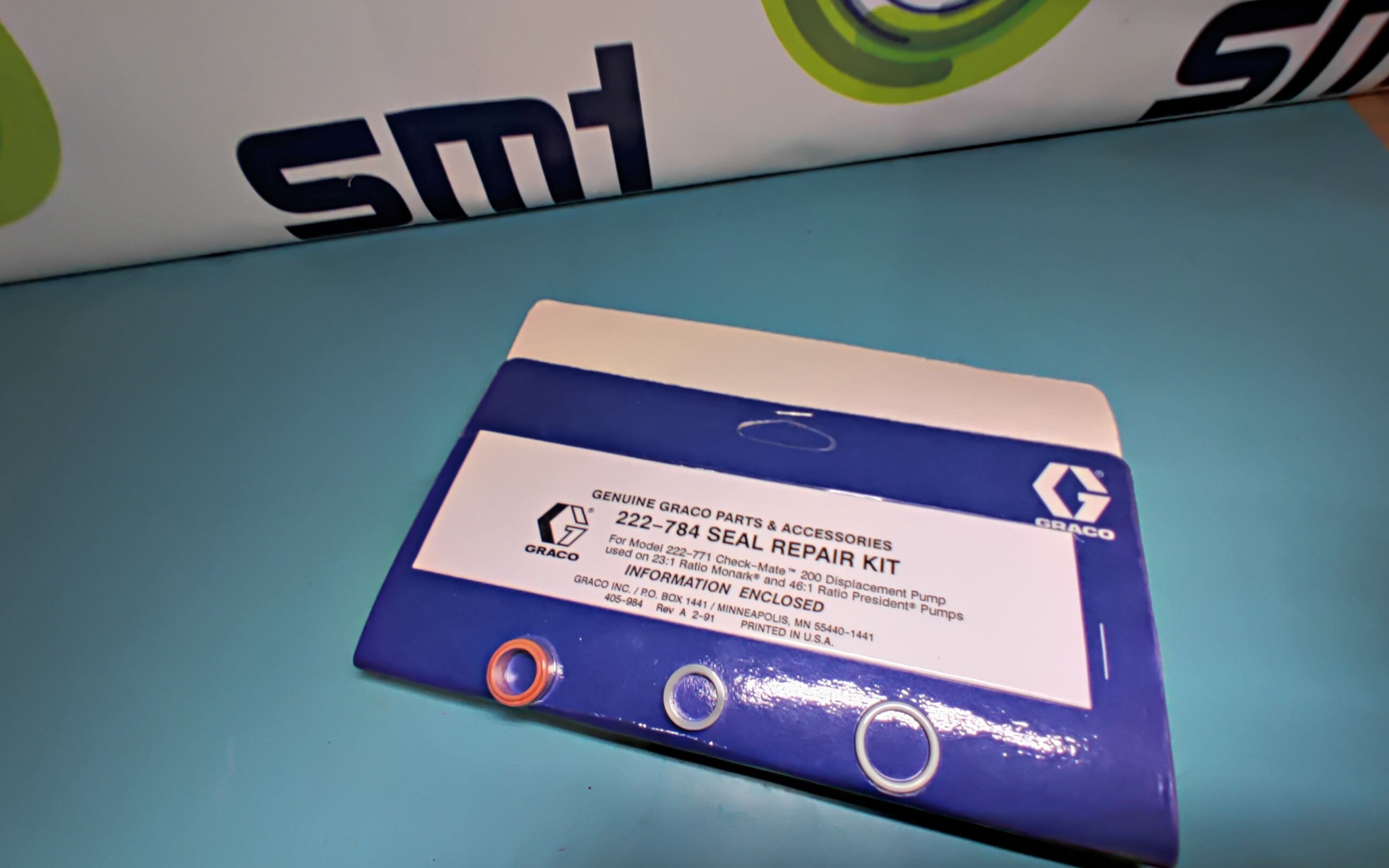 GRACO Seal Repair Kit 222-784 for Asymtek, X-1010 & X-1020 Dispenser