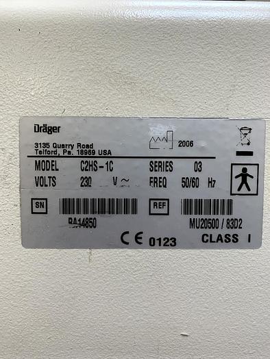 Used Dräger C2HS-1C Babyinkubator Isolette C2000