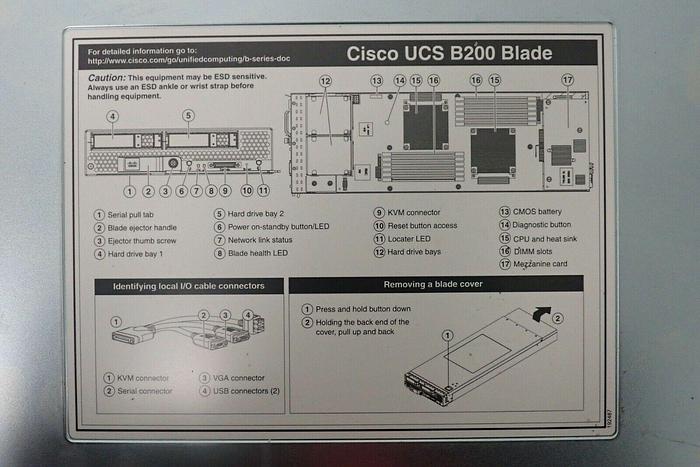 Used Cisco UCS B200 N20-B6625-1 Blade Server