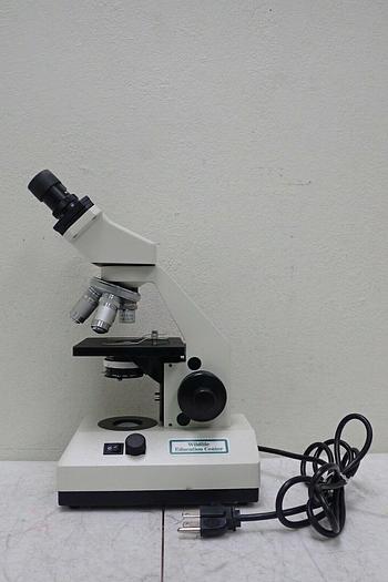 Used Wolfe Binocular Microscope w/ 4 Objectives, 2 WF10X-18MM Eyepieces & Condenser