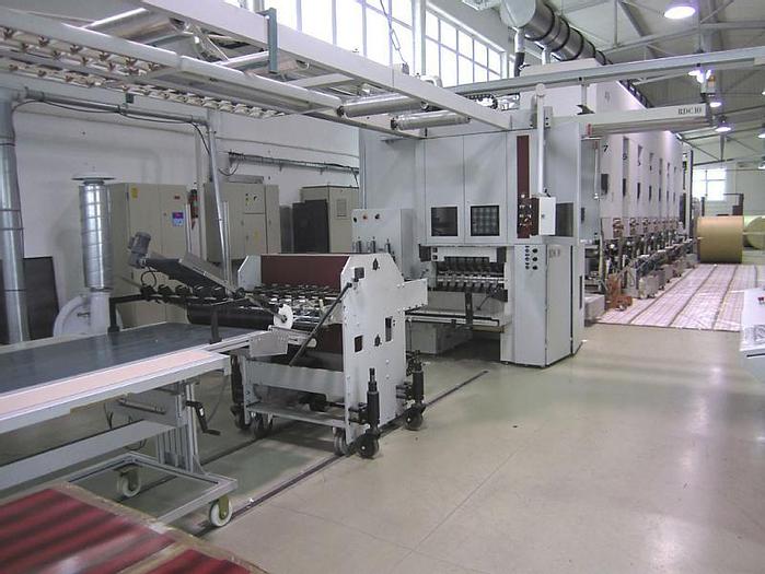 Used Atena with rotary die cutter for cigarettes packaging (2008)