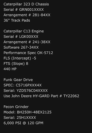 Used Caterpillar 323 D Excavator