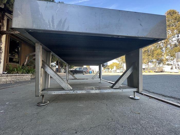 Used Table, Accumulation, 48" x 8', S/St, 1 HP #S744848