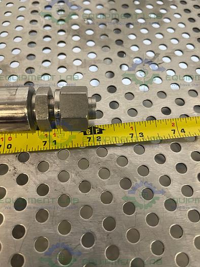 Used Saint Gobain  STHT-W-0500 72" Silicone Hose w/ 3/4" NPT Fitting