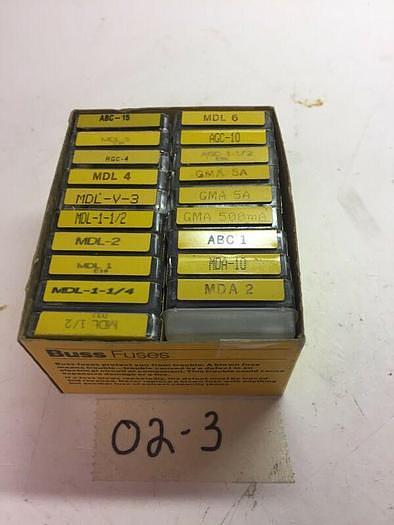 Used Pack of 20 different AGW Buss Fuses Missing 14 Fuses 86 Total Pieces