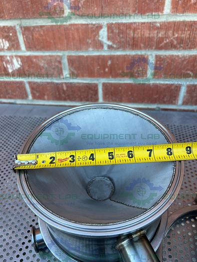 Used Stainless Steel Shell / Tube w/ Micron Filter 8.5" x 40"