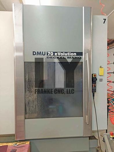 Used DMG MORI DECKEL MAHO DMU 70 eVolution