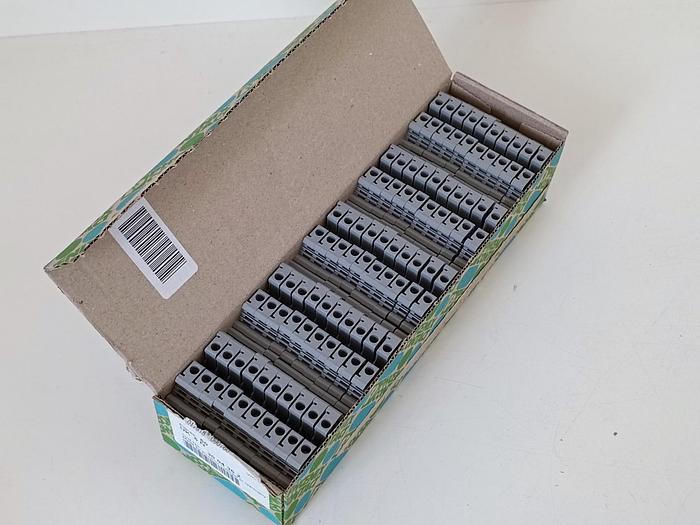 50 Stück Durchgangsklemme, UK 5 N grau, Phönix neu