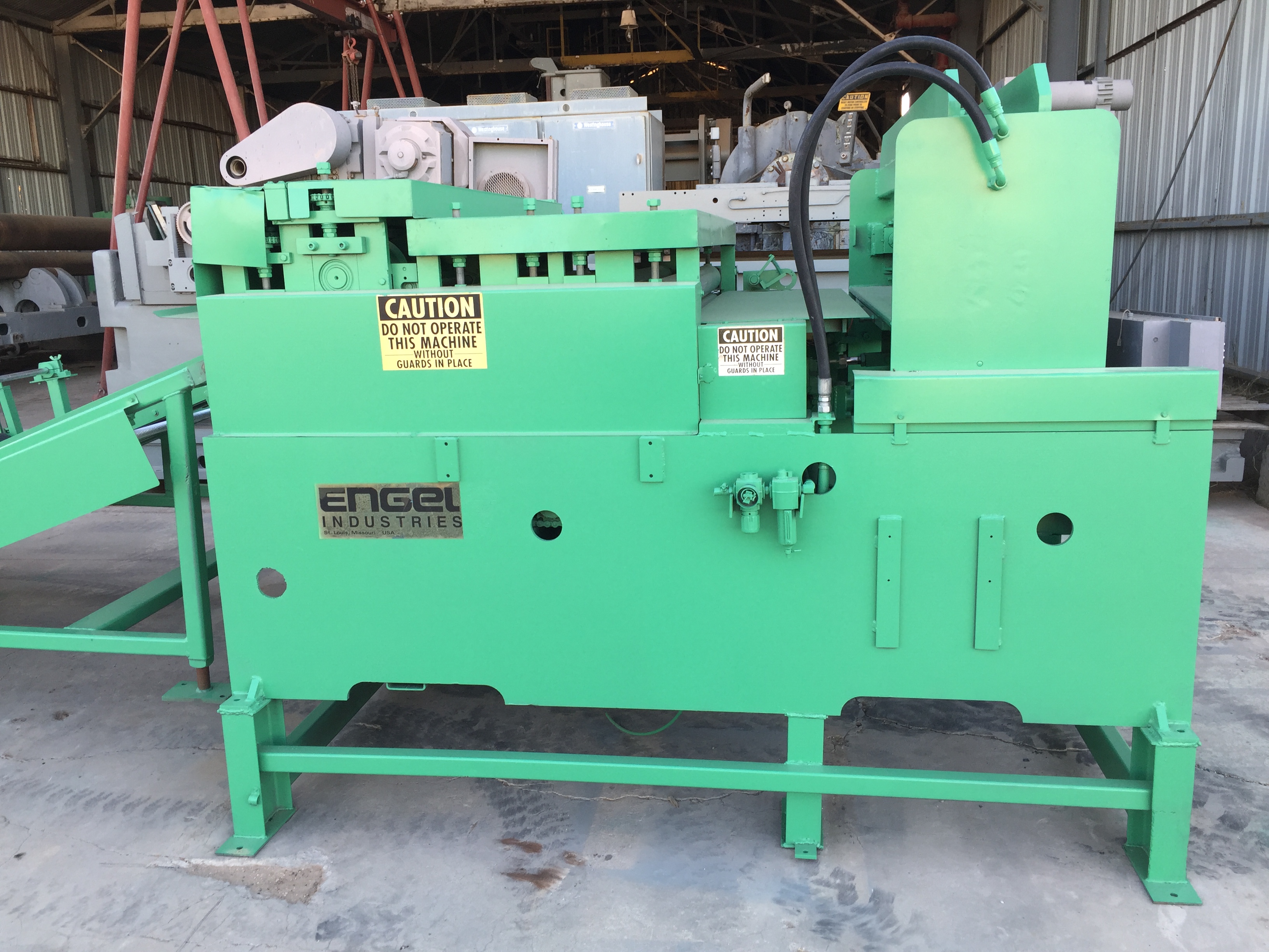 Used 60” x 16 Ga. Engel Blank-it Cut-To-Length Line