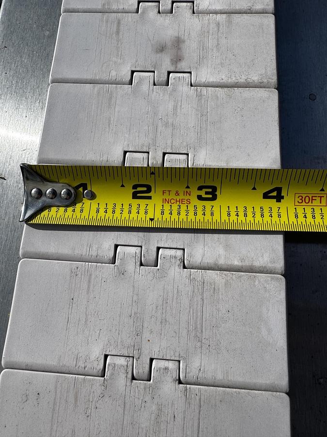 Used Belt Conveyor, 4" x 15', Stainless Steel, Portable, Vari-Speed #S745242