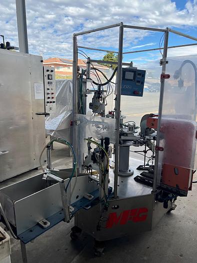 Used Filler, Pouch, Premade Bags, 6-station, Liquid Fill, Heat Sealer, Cutter - #4957749