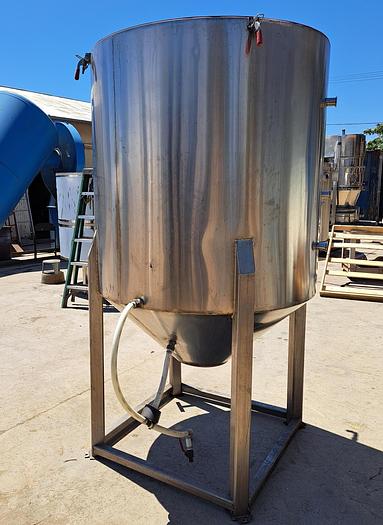 Unused Tank, 400 Gallon, 304 S/St, Jacketed, FT/DB - #S745258