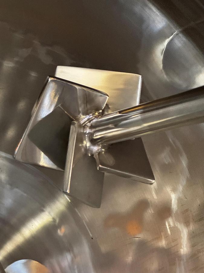 Used Tank, 300 Gallon, 316L Stainless Steel, Jacketed, Scrape Agitated, Feldmeier #S745371