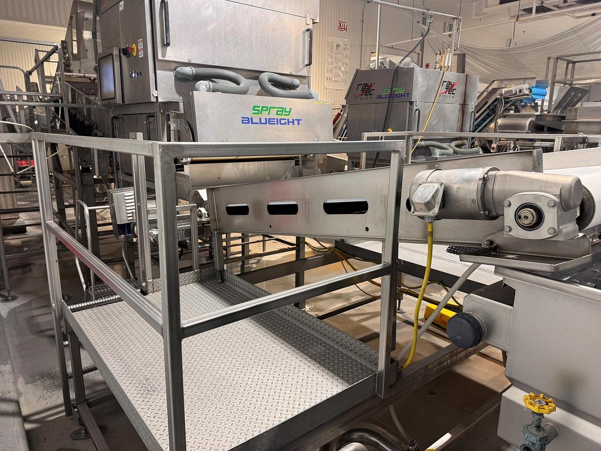 Used Conveyor, Belt, 48" Wide x 8' Long, Stainless Steel, Inspection, 5992001