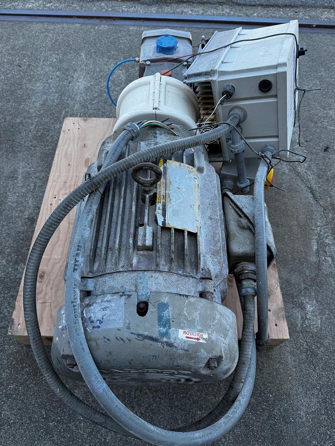 Used Pump, Positive, Rotary Lobe, Fristam FDS1-4, Stainless, VFD Drive, Skid-Mounted, #