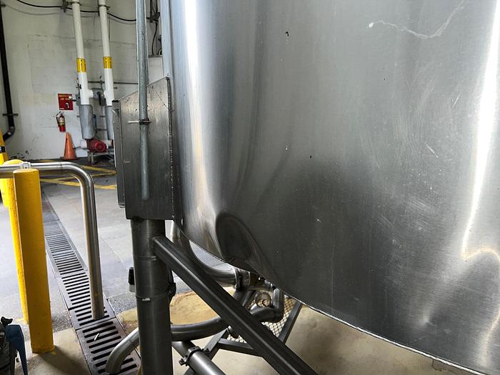 Used JV Northwest 7,000 Gallon Jacketed Tank, Stainless Steel #4487790