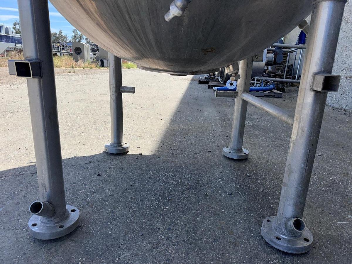 Used Kettle, 400 Gallon, Groen, Jacketed, Scrape Agitated, Stainless Steel, #5991713
