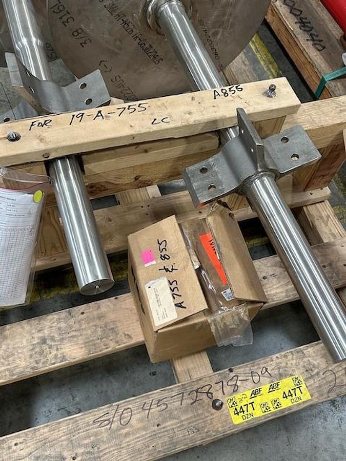 Used Reactor, 2,775 Gallon, 304 Stainless Steel, Equipromex, Water Wash, Vertical, 145 PSI, Agitated, Unused, #5991584