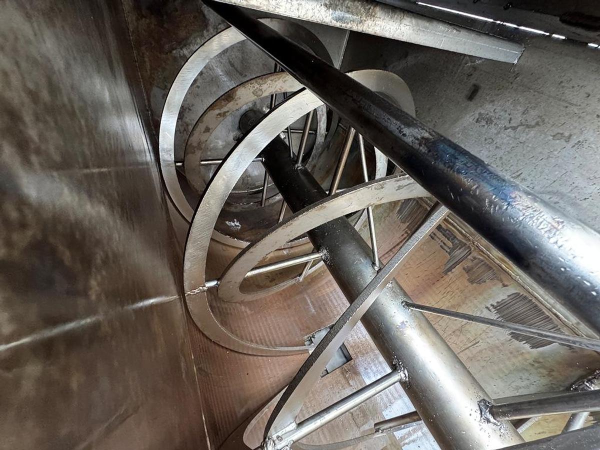 Used Mixer, Ribbon, 90 CF, 316L Stainless Steel, Austin Mac Inc, 50 HP, #5991352