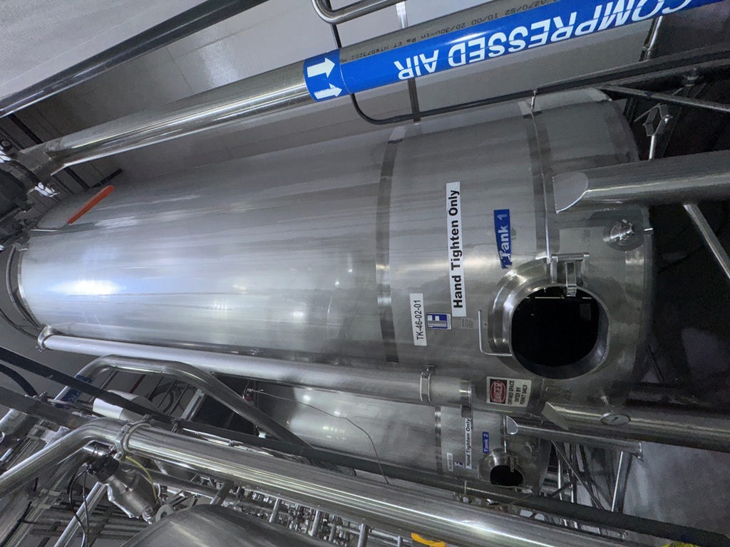 Used Tank, 9,000 Gallon, Feldmeier, Agitated, Stainless Steel, Cone Bottom, Qty 3, #5991617