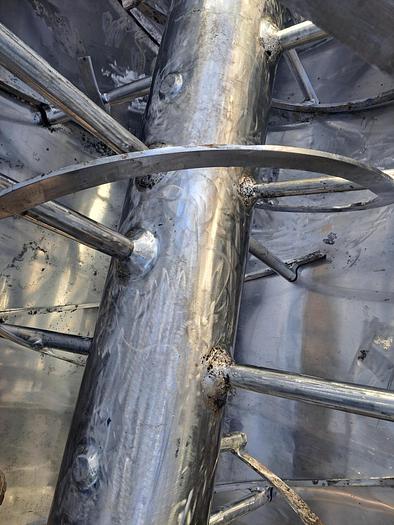 Used Mixer, Ribbon, 350 Cubic Feet, Stainless Steel, 100 HP #S745353