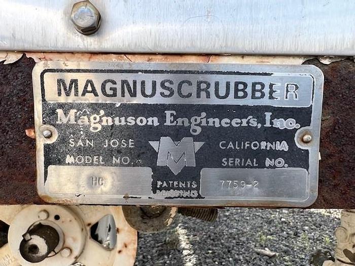 Used Peeler, Magnuson, Model HC, Magnuscrubber, #S581151