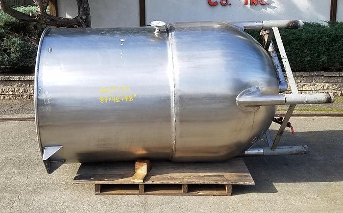Used Kettle, 400 Gallon, 316 S/st, Jkt, Coils, #S741586