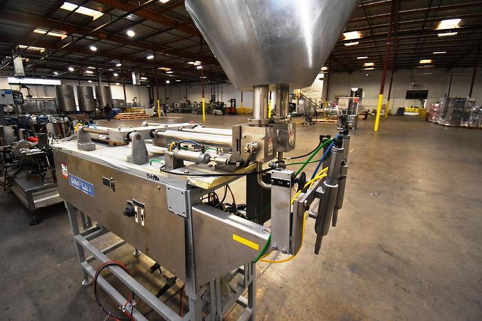 Used Filler, Piston, 2-Head, Simplex, Stainless Steel #5991060