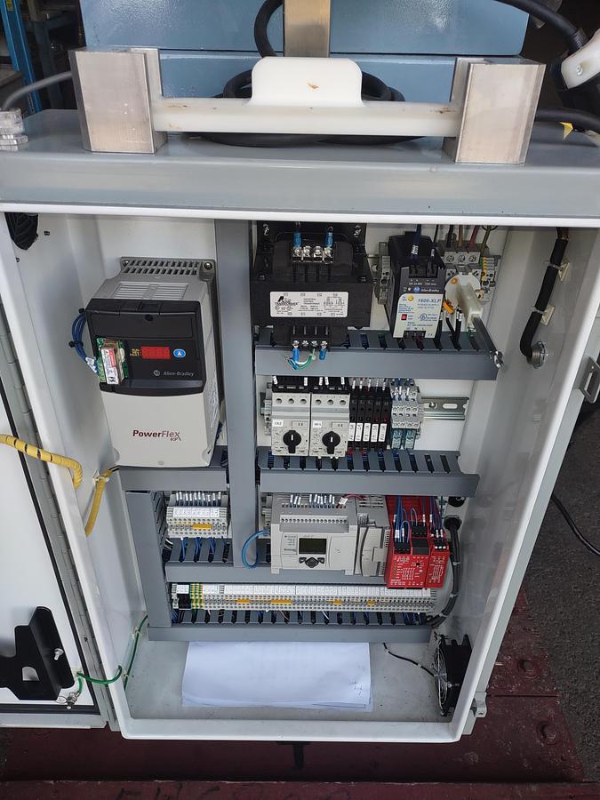 Used Mill, Roll, 3-Roll, 3.5" x 7.5", Stainless Steel, Cored Rolls, AB Controls, #5991656