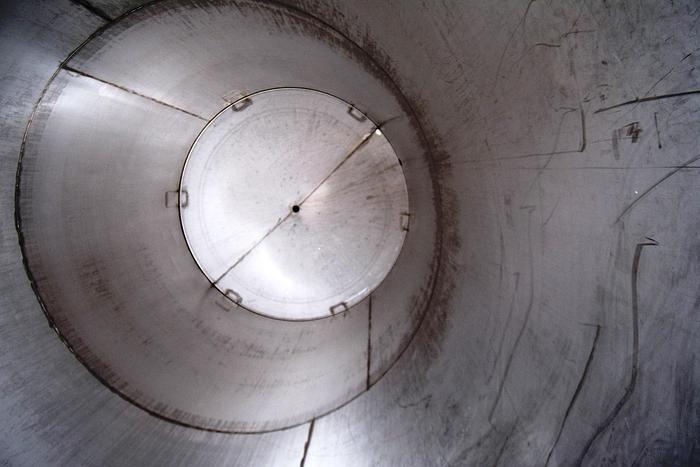 Used Tank, 6,500 Gallon, 316 Stainless Steel, Dish Bottom, Legs, #5991003