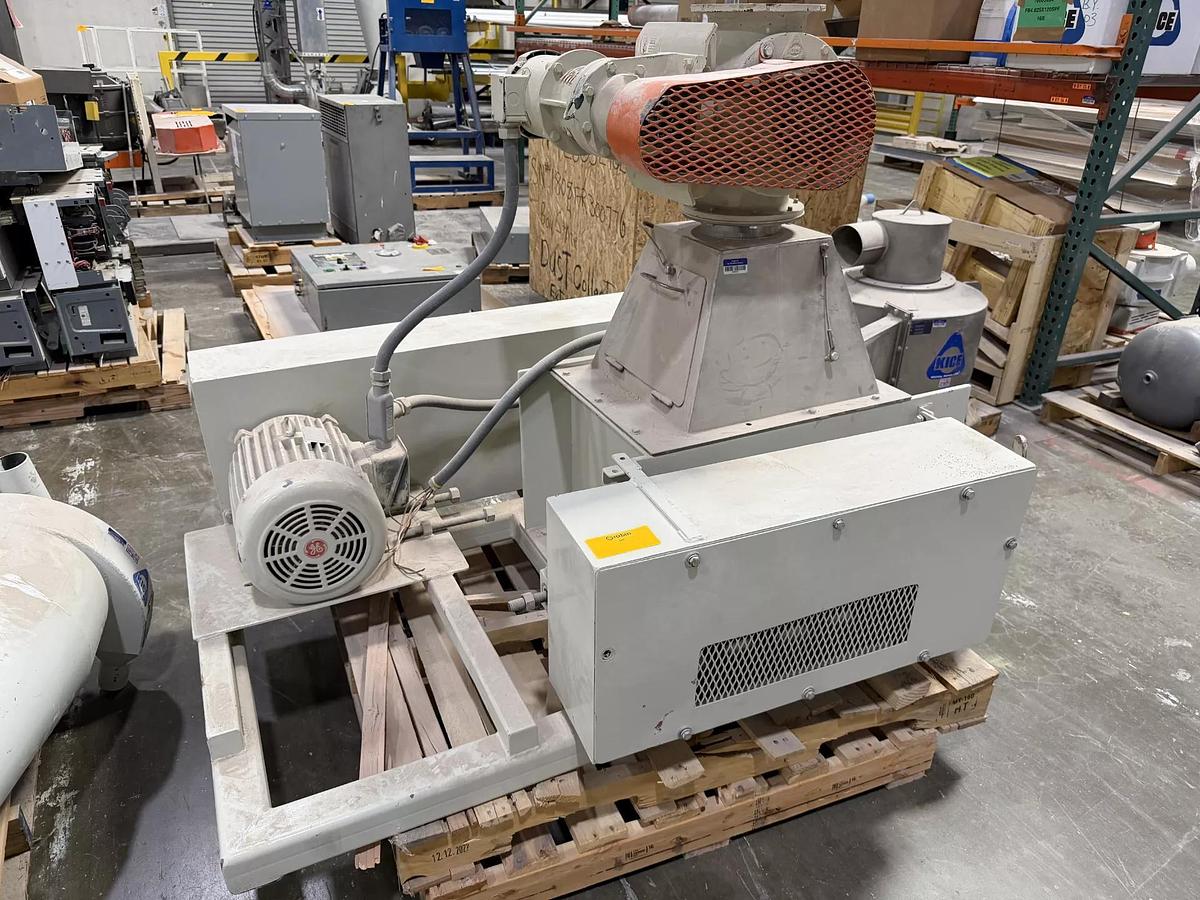 Used Mill, Roll, 8" x 16", Dual Roll, Kice Rotary Airlock, 10 HP, #5991798