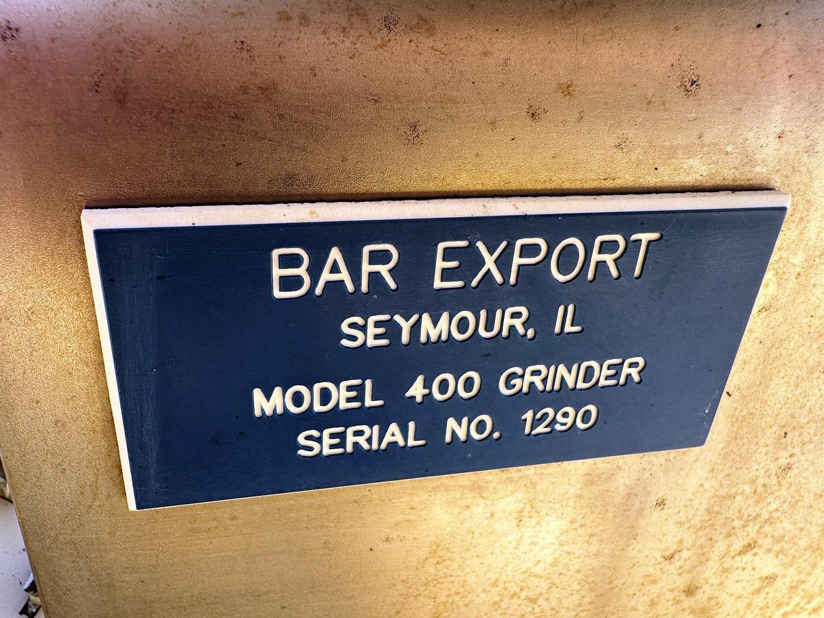 Used Mill, Disintegrator, 6", Bar Export, Model 400 Grinder, 1 HP, Stainless Steel, #