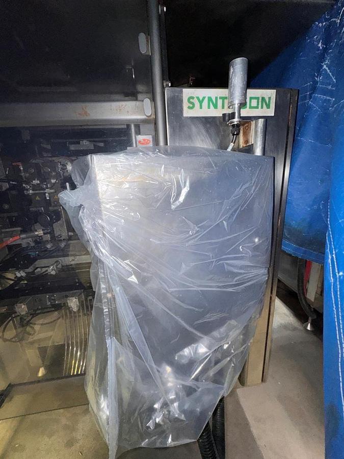 Used Filling Line, Bag, Ishida CW-RV-214W, Scale, Bosch SV 3800 AB Bagger, Elevator, #5991866